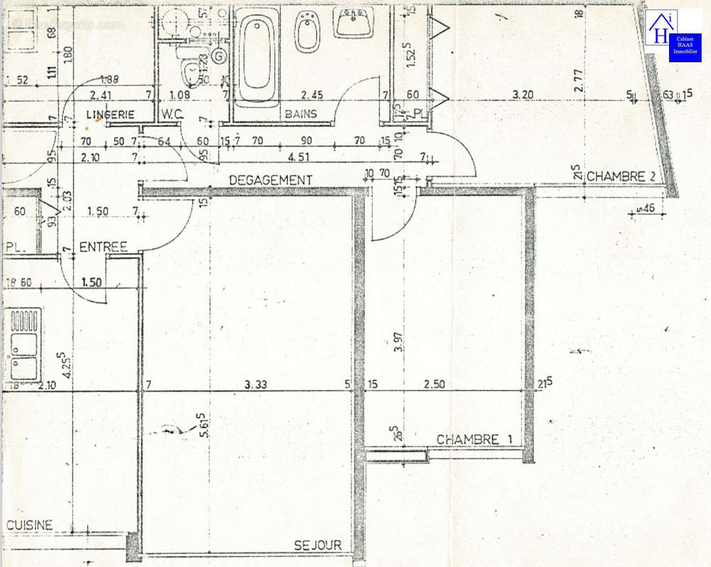 Plan - Appartement à PANTIN