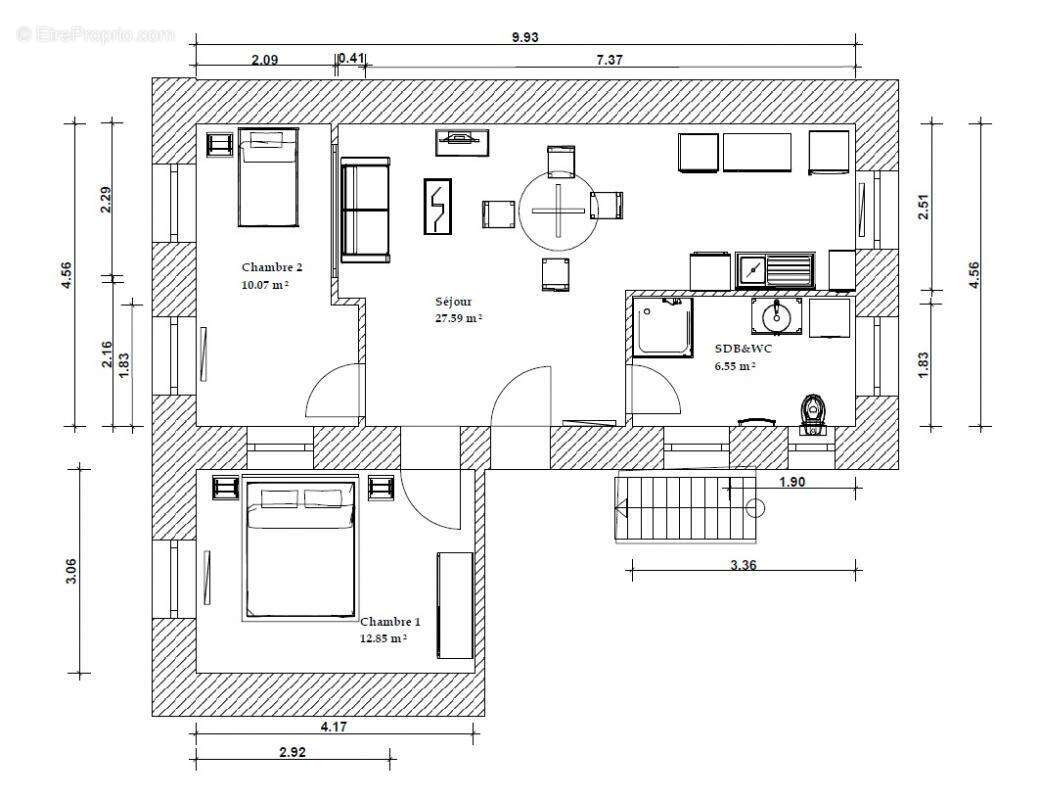 Appartement à HERICOURT