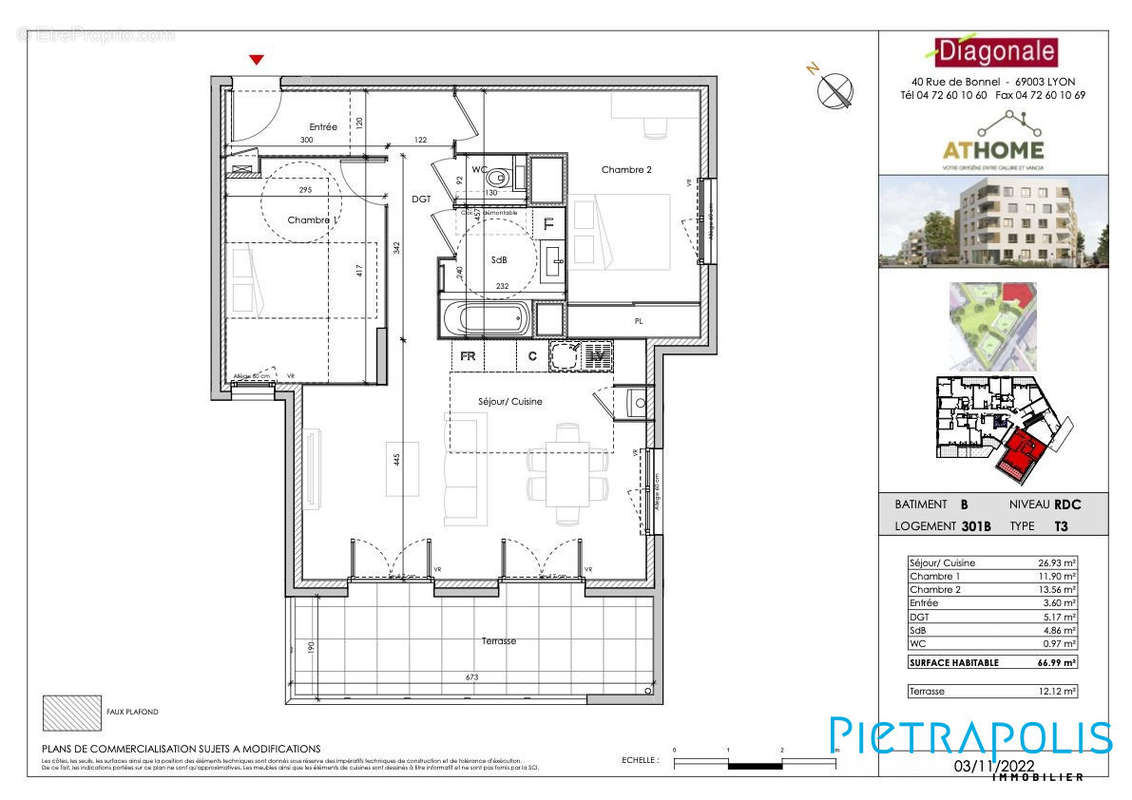 Appartement à RILLIEUX-LA-PAPE