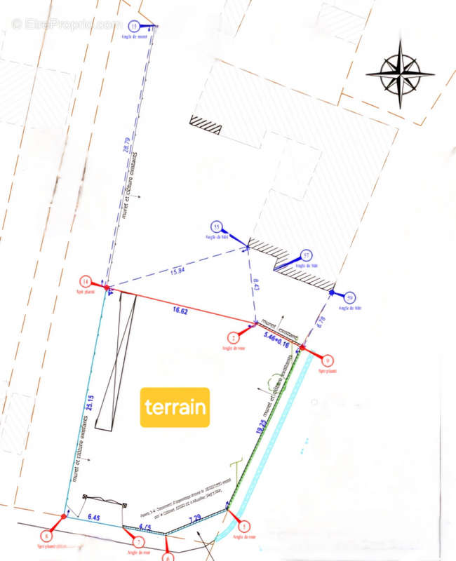 Terrain à BILLIERS