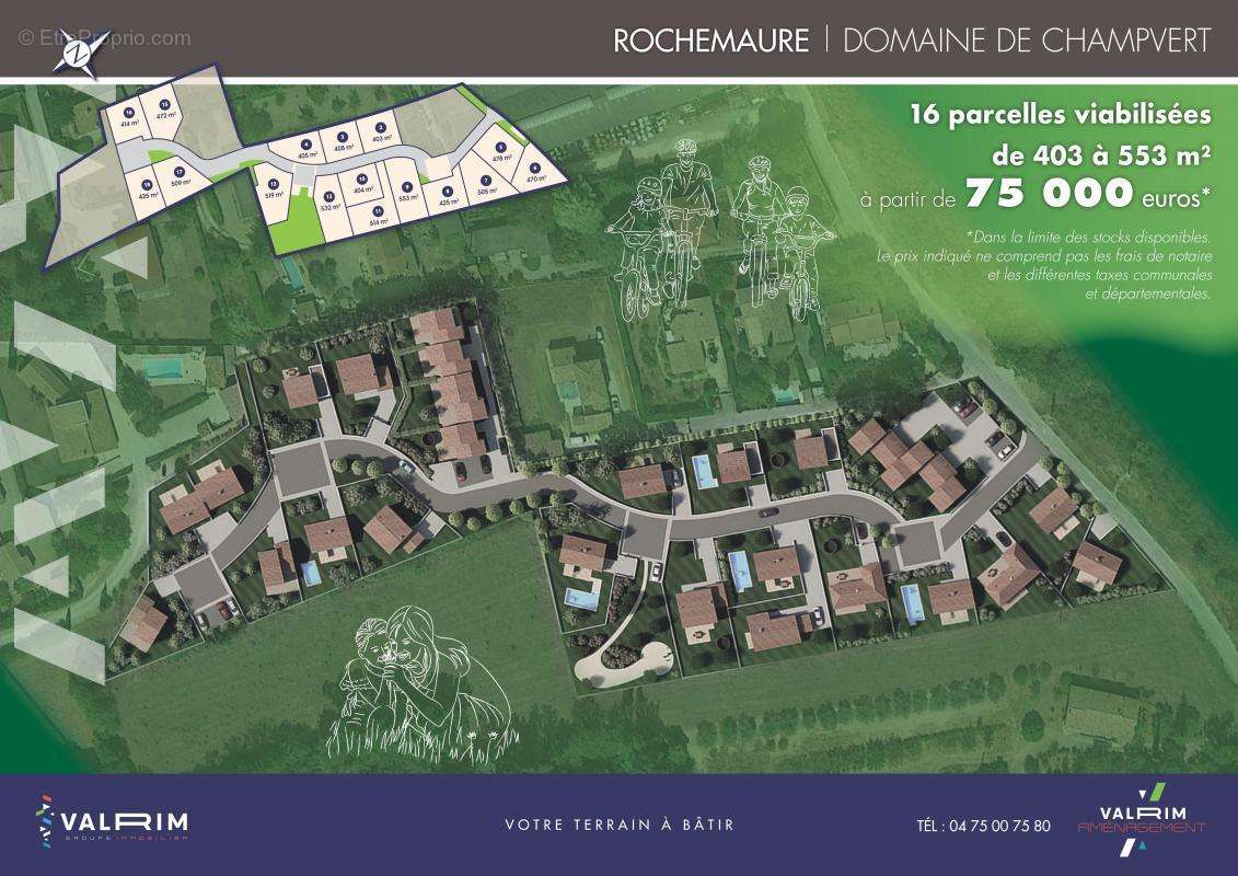 Terrain à ROCHEMAURE