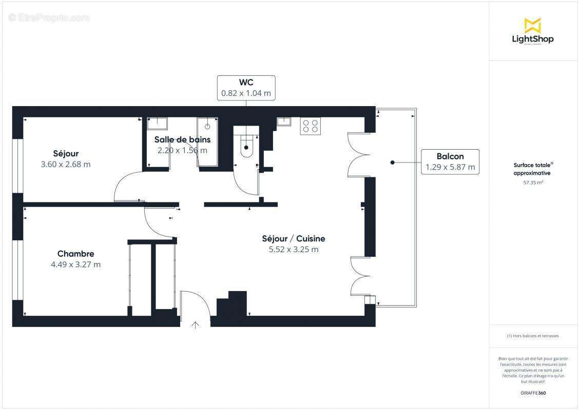 Appartement à MARSEILLE-4E