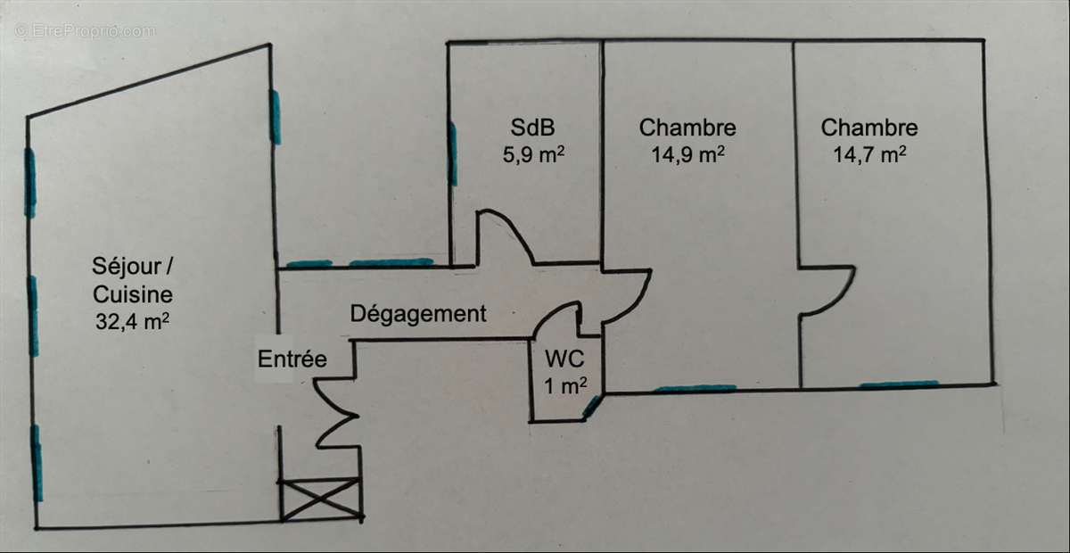 Appartement à PARIS-17E