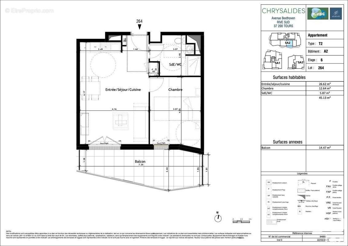 Photo 6 - Appartement à TOURS