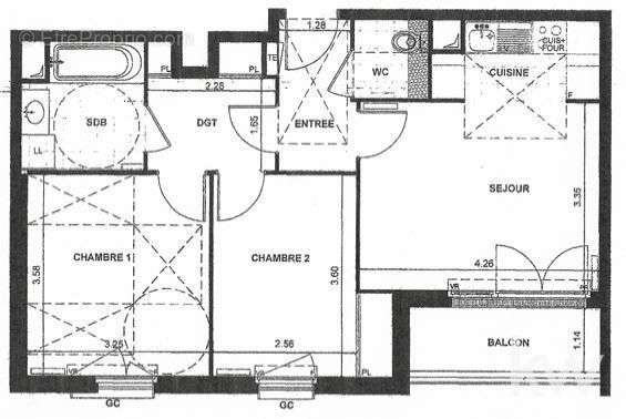 Appartement à VILLEPREUX