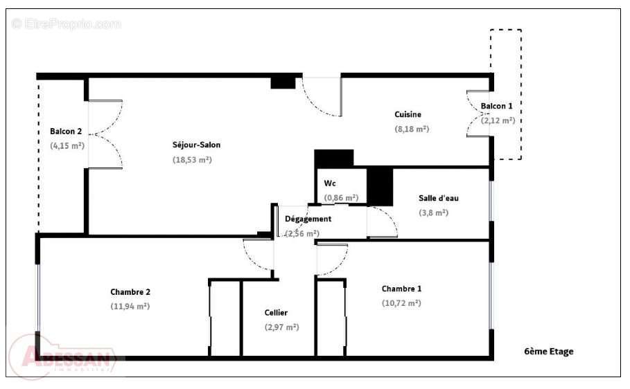 Appartement à MENTON