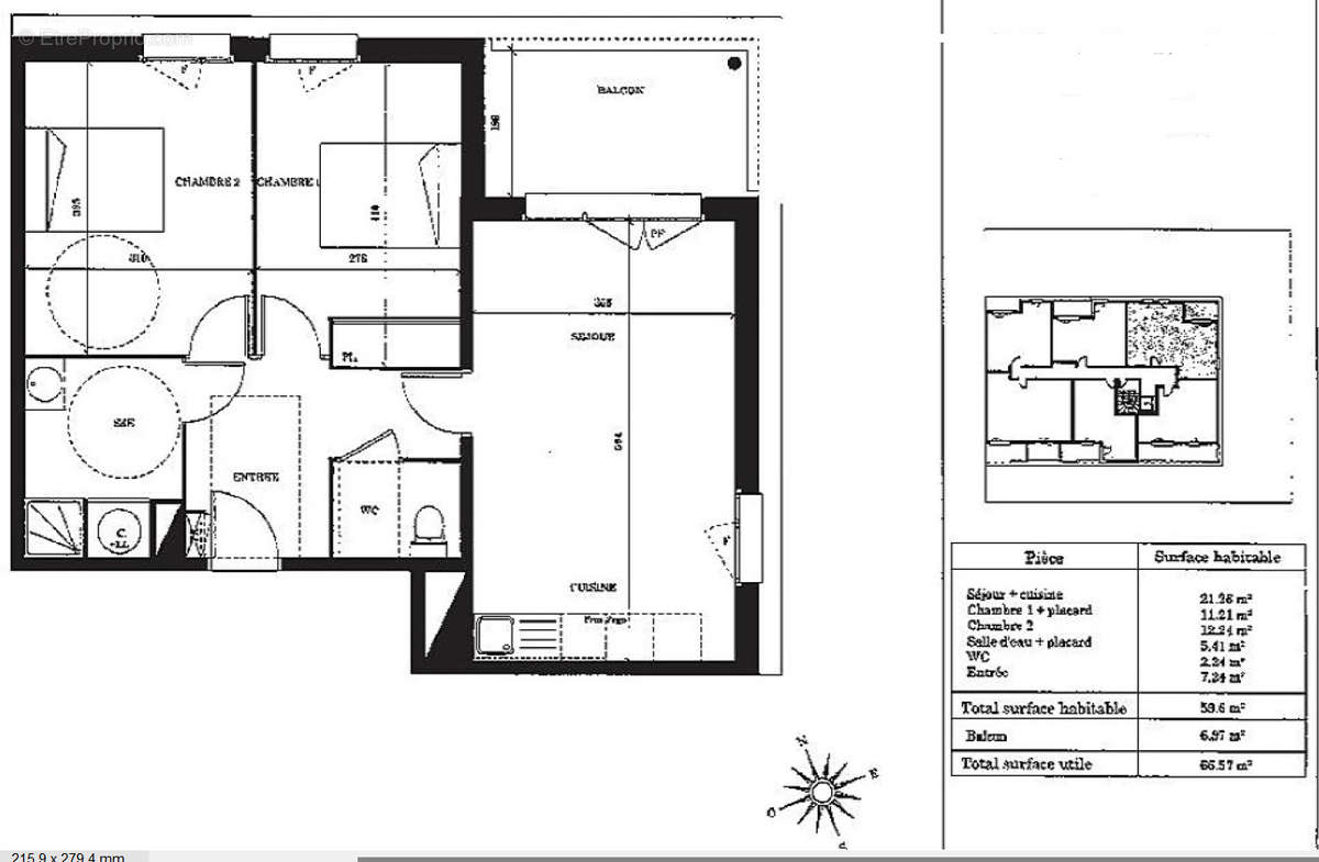 Appartement à LAUNAGUET