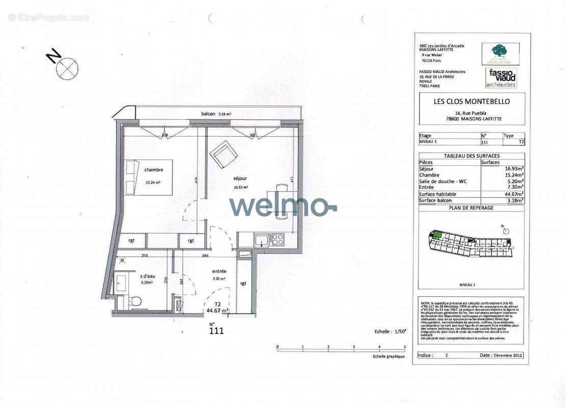 Appartement à MAISONS-LAFFITTE