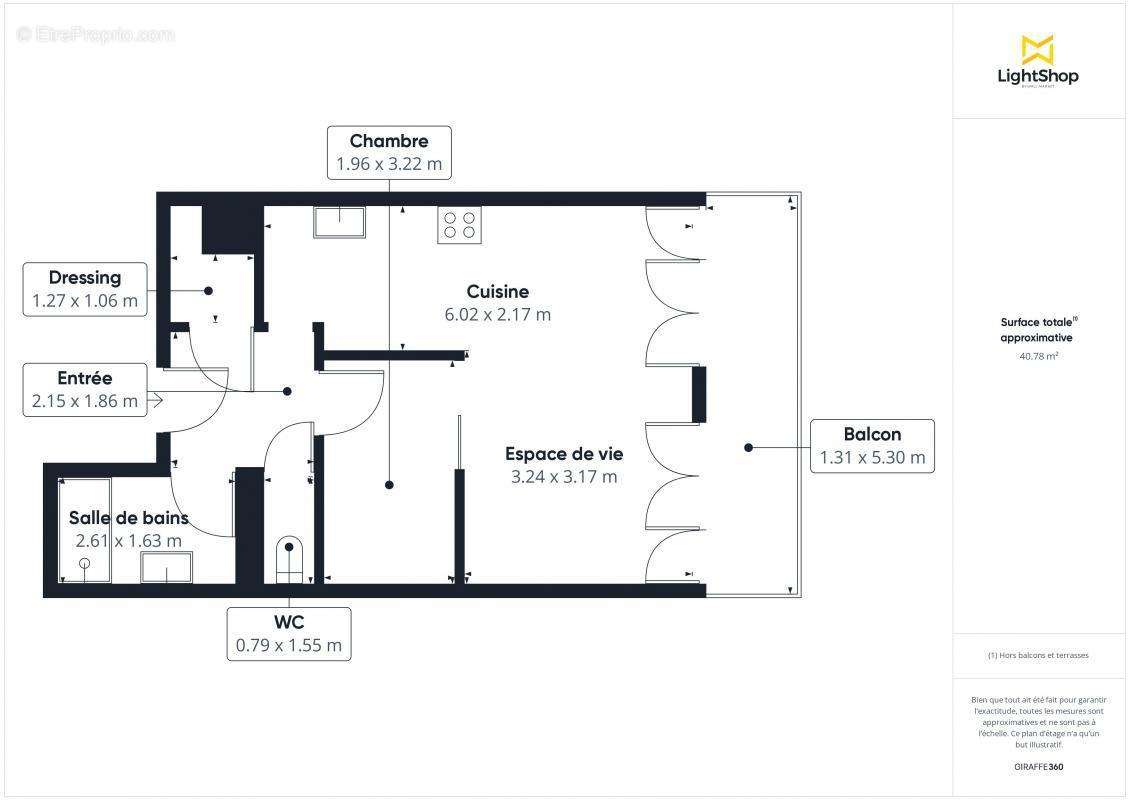 Appartement à PARIS-20E