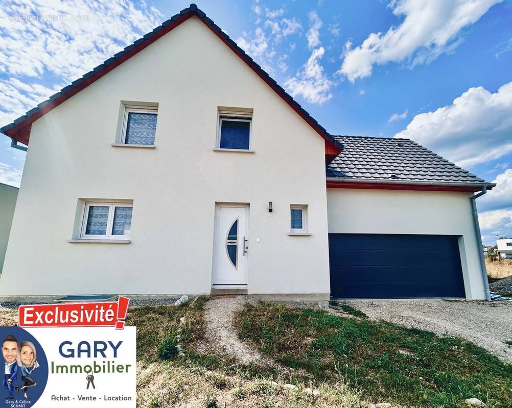 maison individuelle neuve à vendre sausheim 68390 proche baldersheim riedisheim 68400 rixheim 68170 mulhouse 68100 - Maison à SAUSHEIM