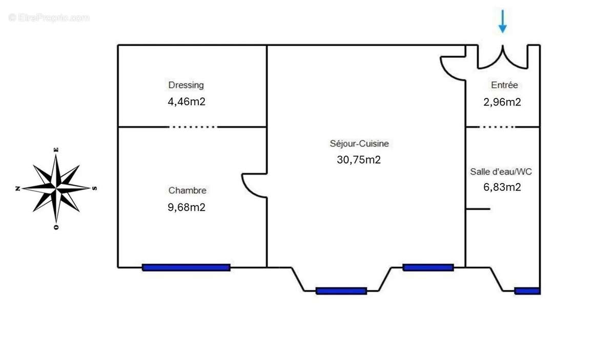 Appartement à BOIS-COLOMBES