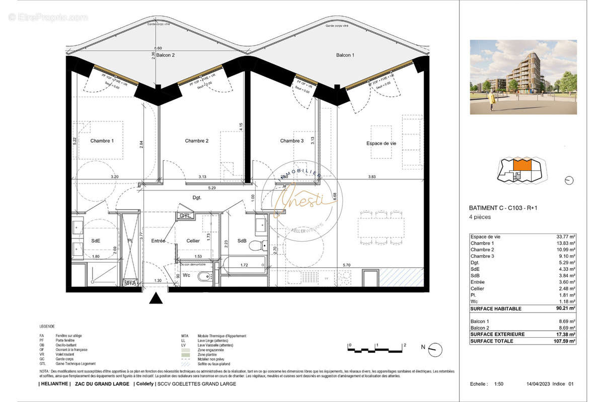 Appartement à DUNKERQUE