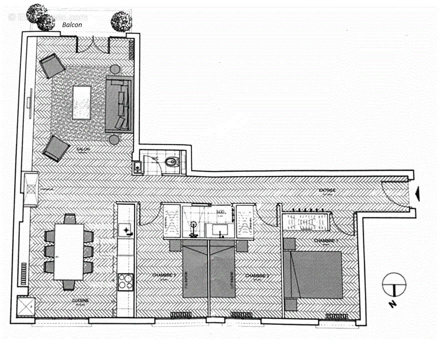 Appartement à PARIS-18E