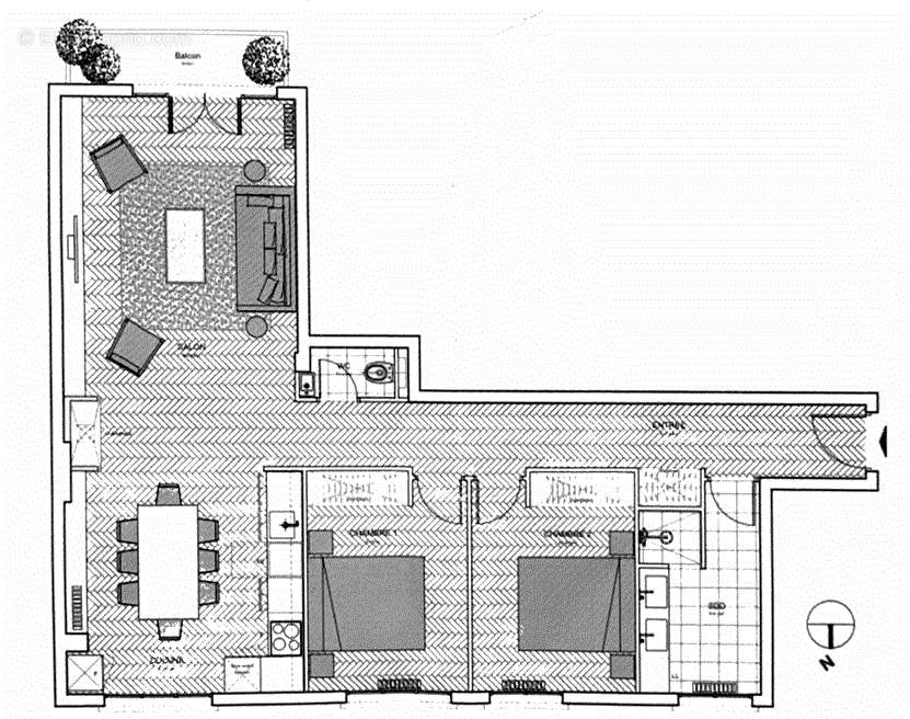 Appartement à PARIS-18E