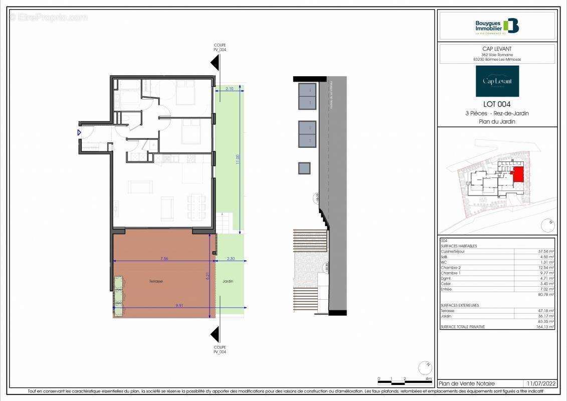 Appartement à BORMES-LES-MIMOSAS