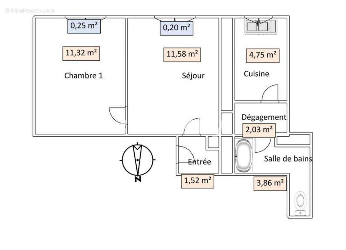 Appartement à PARIS-16E