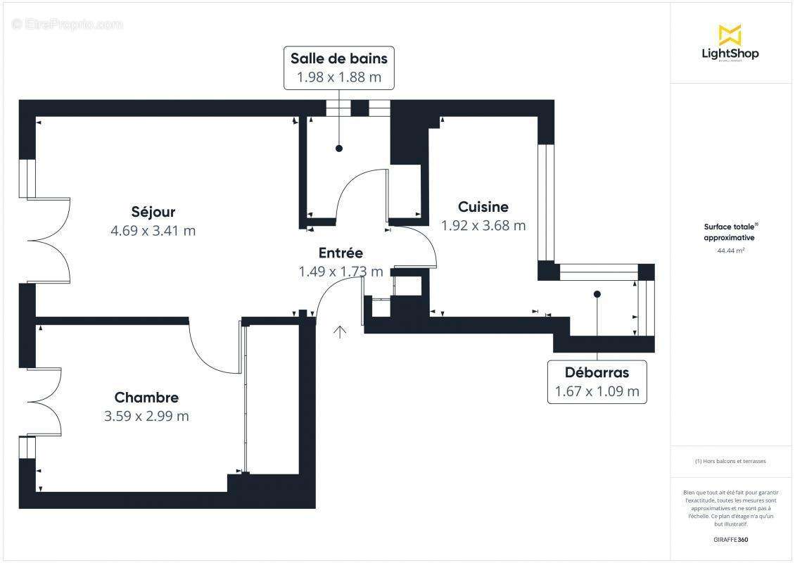 Appartement à MARSEILLE-3E