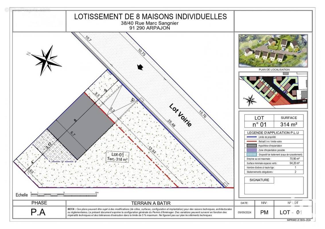 Photo 1 - Terrain à ARPAJON