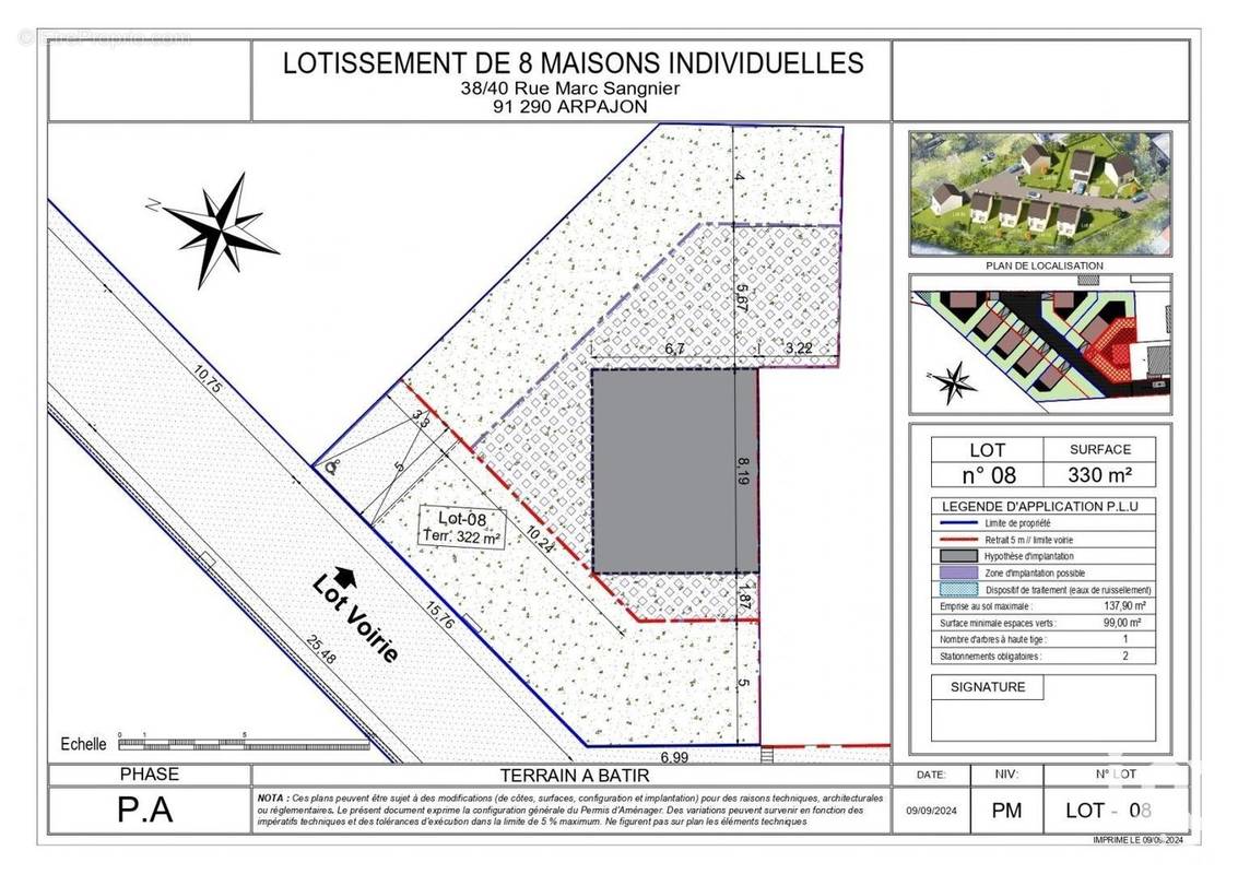 Photo 1 - Terrain à ARPAJON