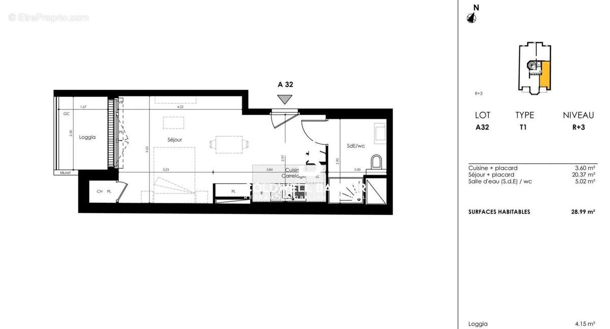 Appartement à LA BAULE-ESCOUBLAC