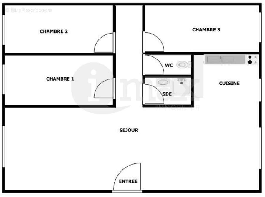 Appartement à CLICHY