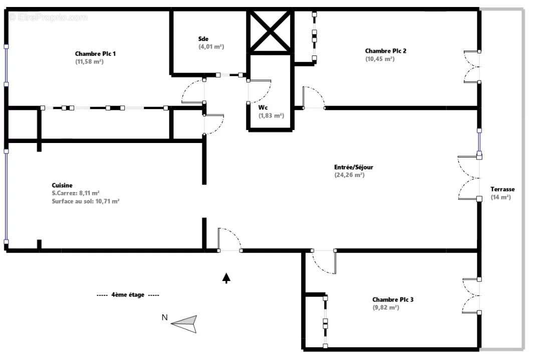 Appartement à MARSEILLE-10E