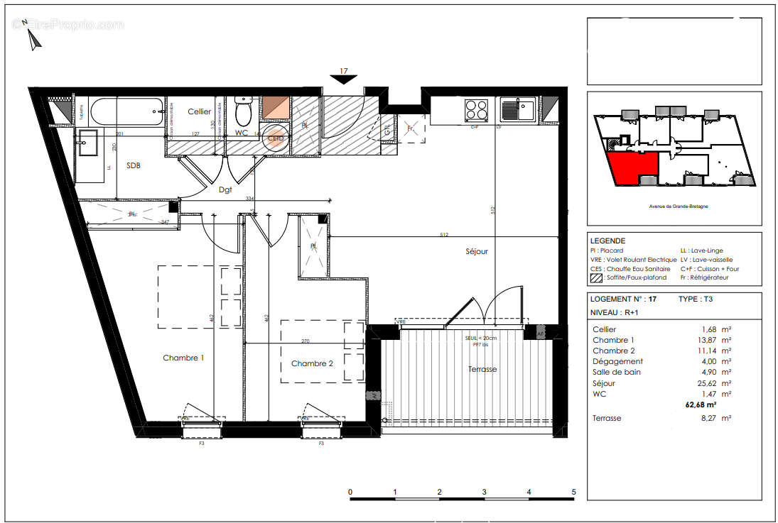 Appartement à TOULOUSE