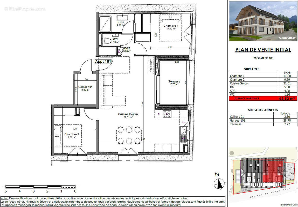 Appartement à VILLAZ