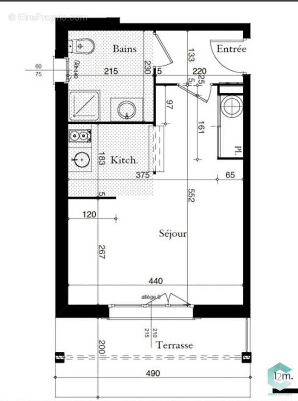 Appartement à MUSSIDAN