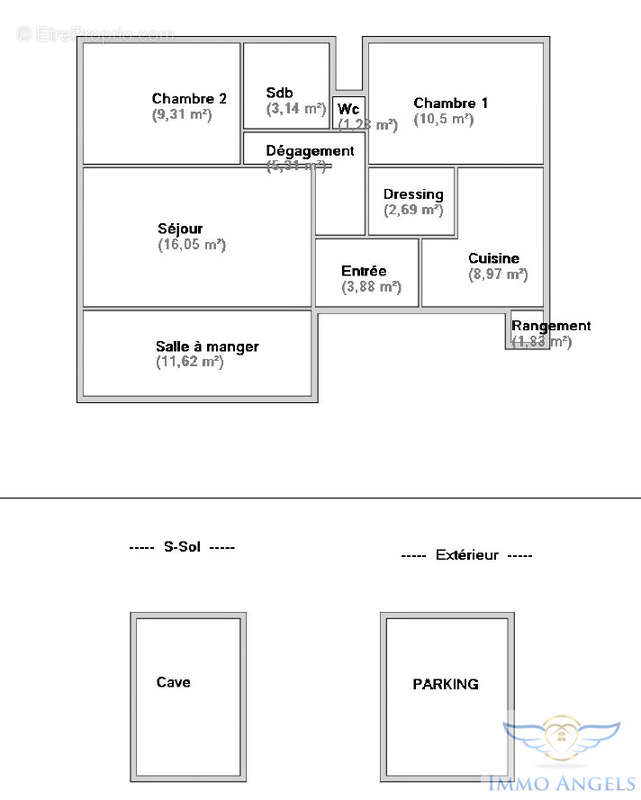 Appartement à CHILLY-MAZARIN