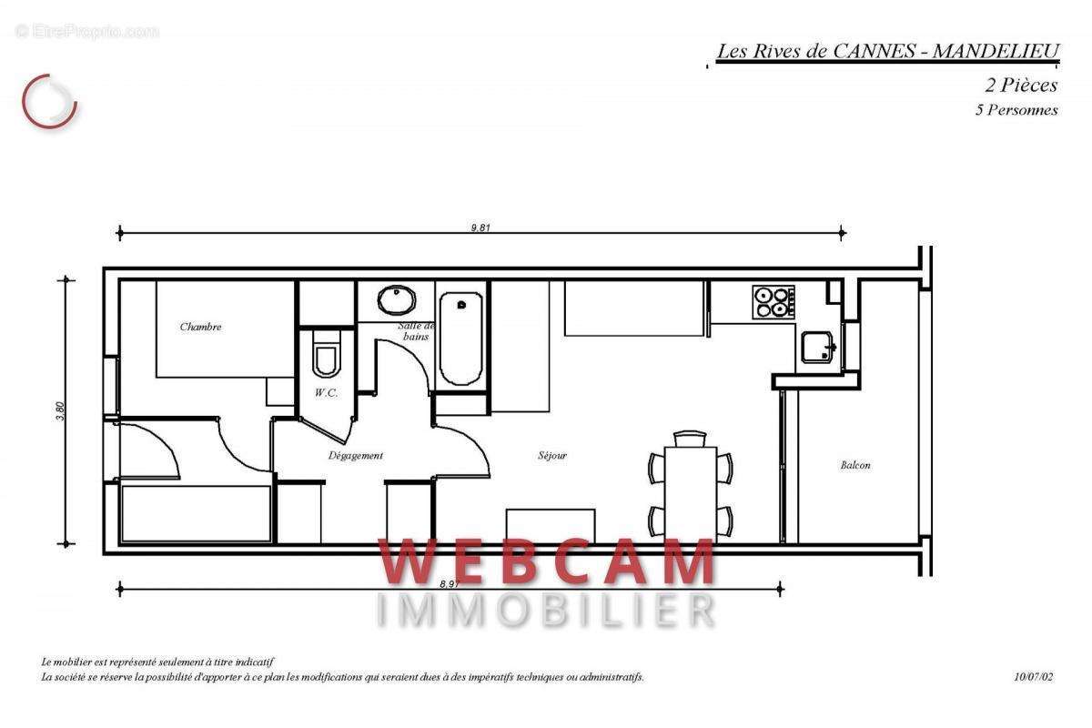 Appartement à MANDELIEU-LA-NAPOULE