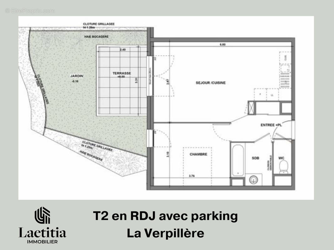 Appartement à LA VERPILLIERE