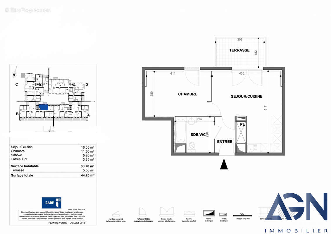 Appartement à CASTELNAU-LE-LEZ