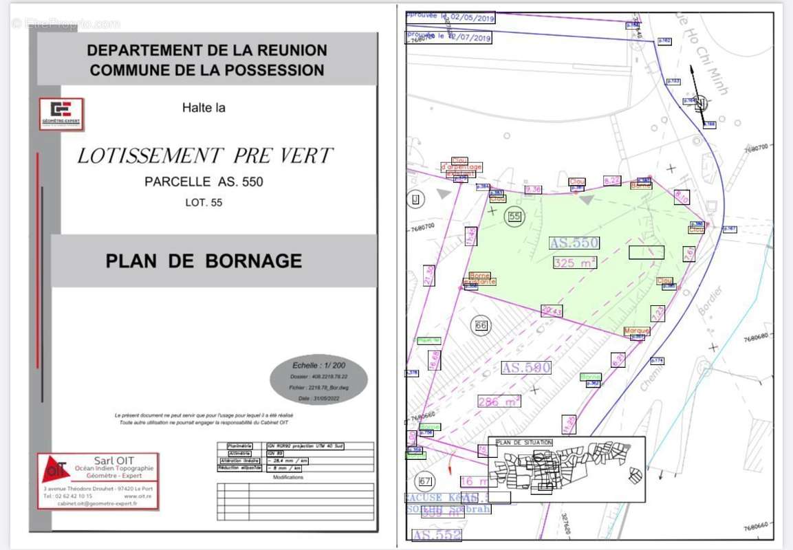 Terrain à LA POSSESSION