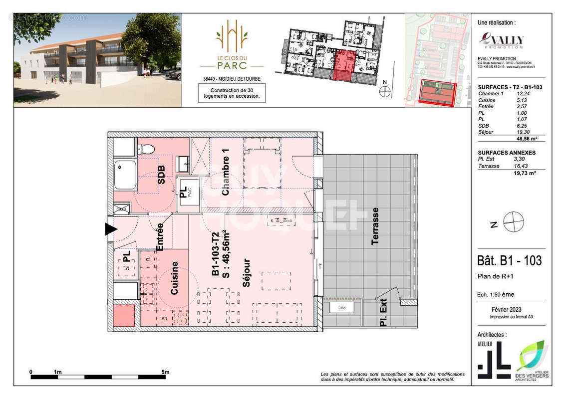 Appartement à MOIDIEU-DETOURBE