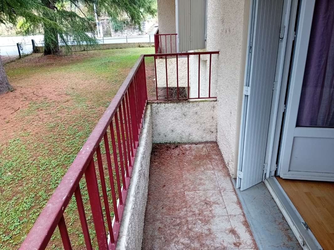 balcon chambre 1 - Appartement à CAHORS