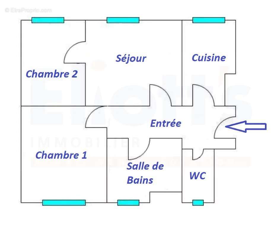 Appartement à PARIS-13E