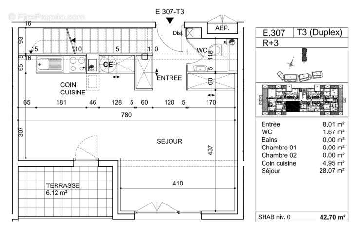 Appartement à FLOIRAC