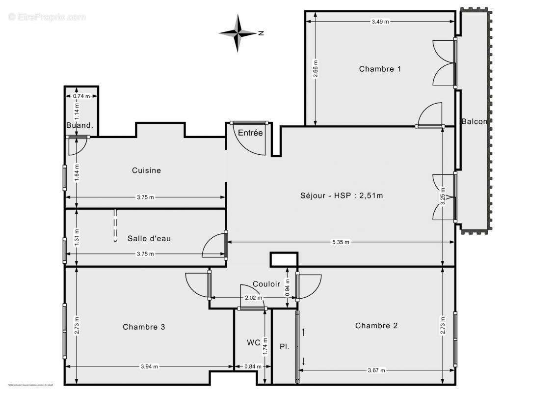 Appartement à MARSEILLE-4E