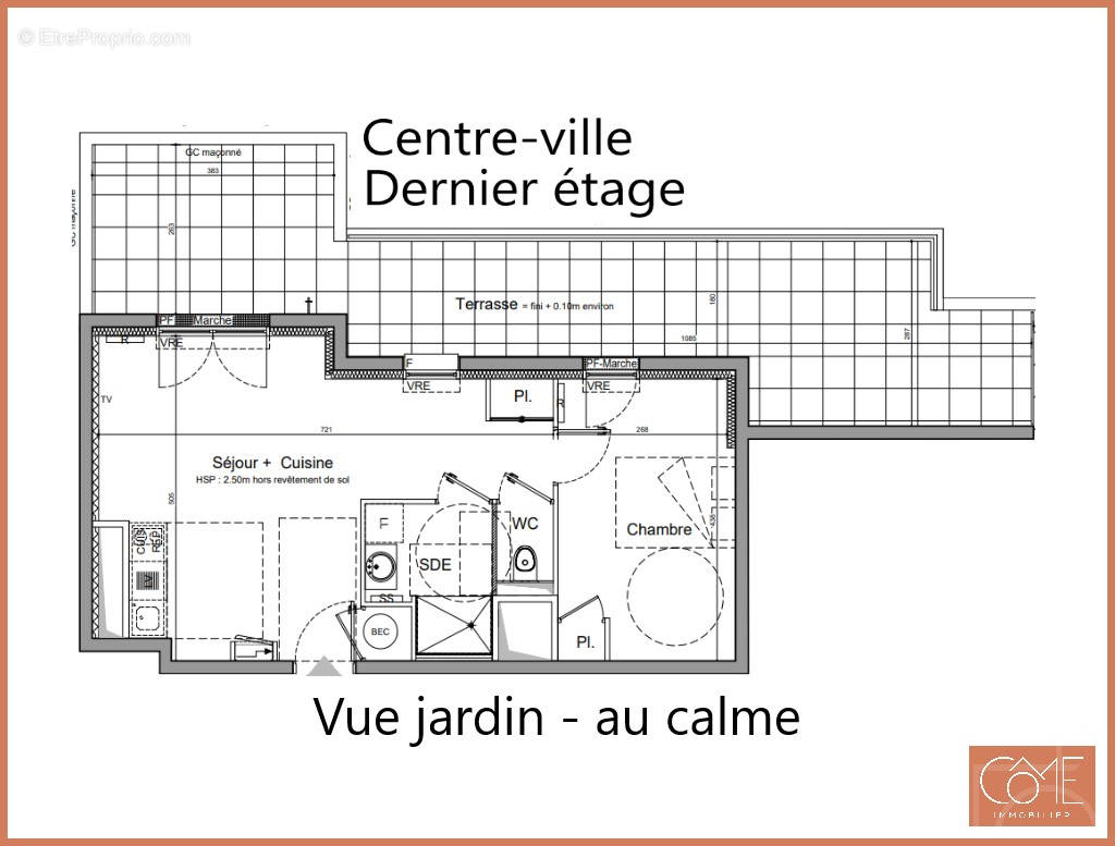 Appartement à VEZIN-LE-COQUET