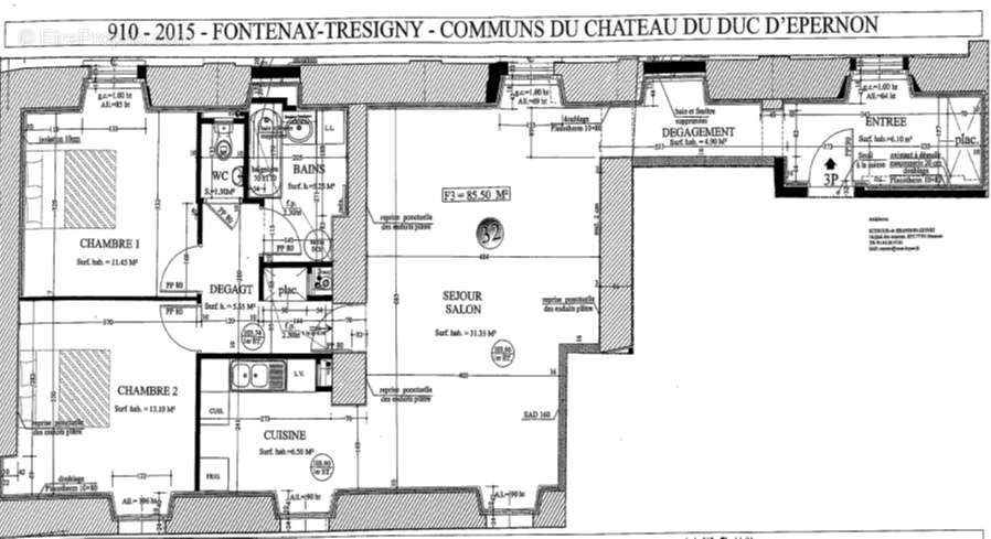 Appartement à FONTENAY-TRESIGNY