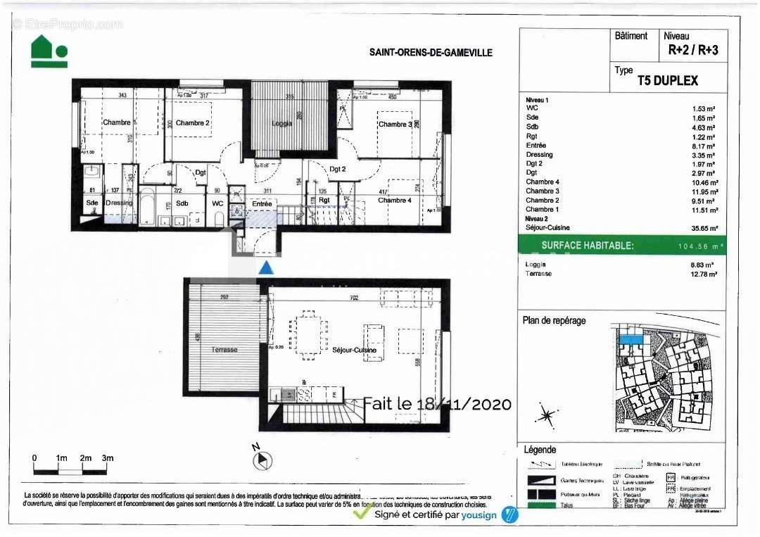 Appartement à SAINT-ORENS-DE-GAMEVILLE