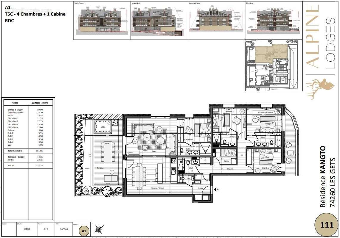 Appartement à LES GETS