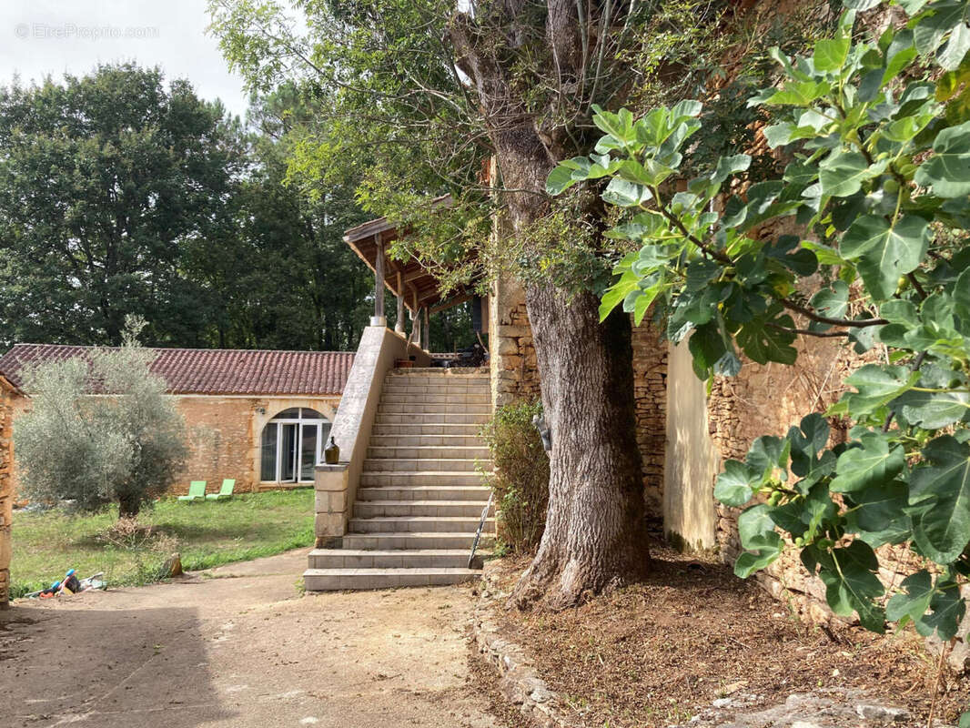 escalier exter - Maison à PUY-L&#039;EVEQUE