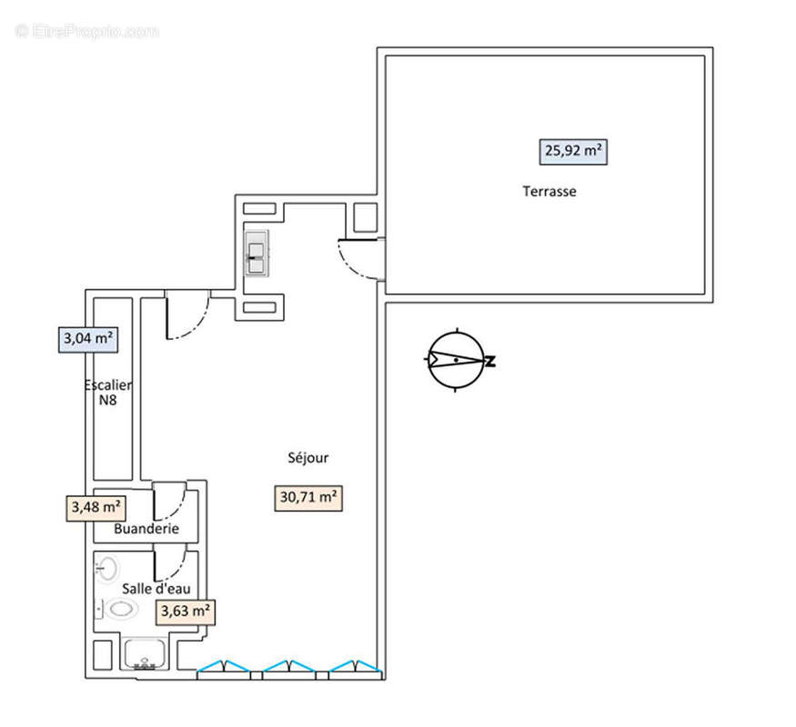 Appartement à ASNIERES-SUR-SEINE