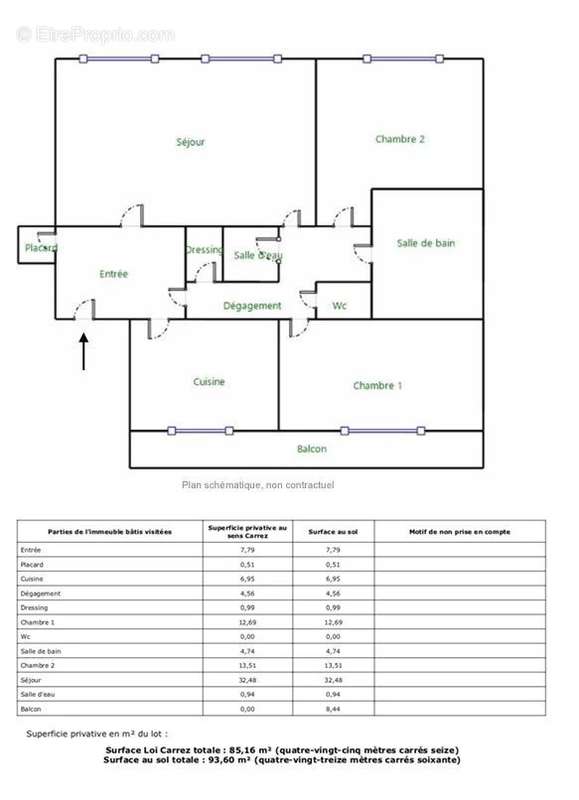 Appartement à PARIS-16E