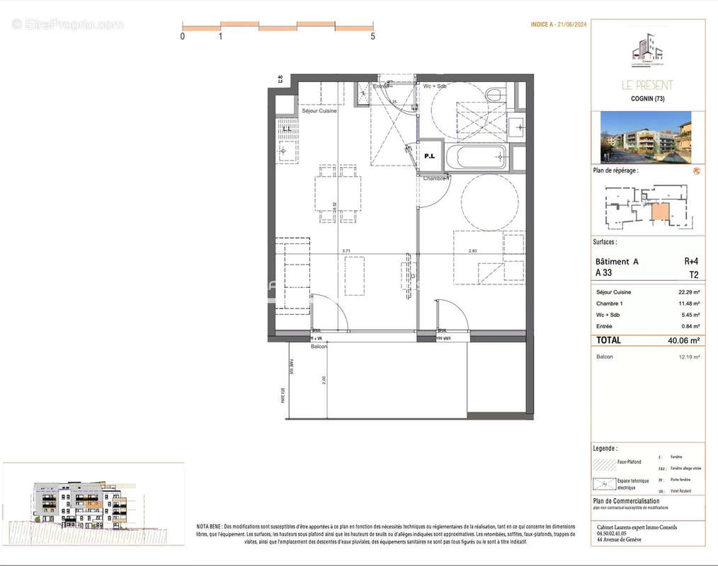 Appartement à COGNIN