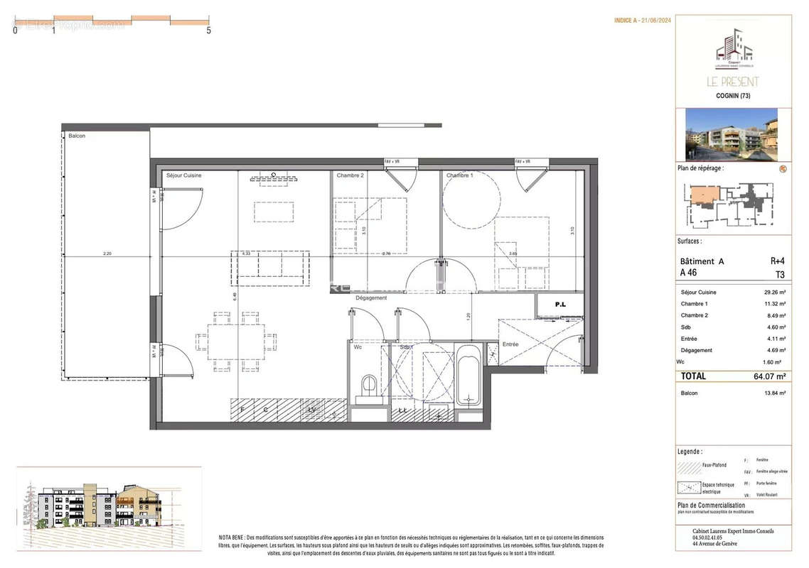 Appartement à COGNIN