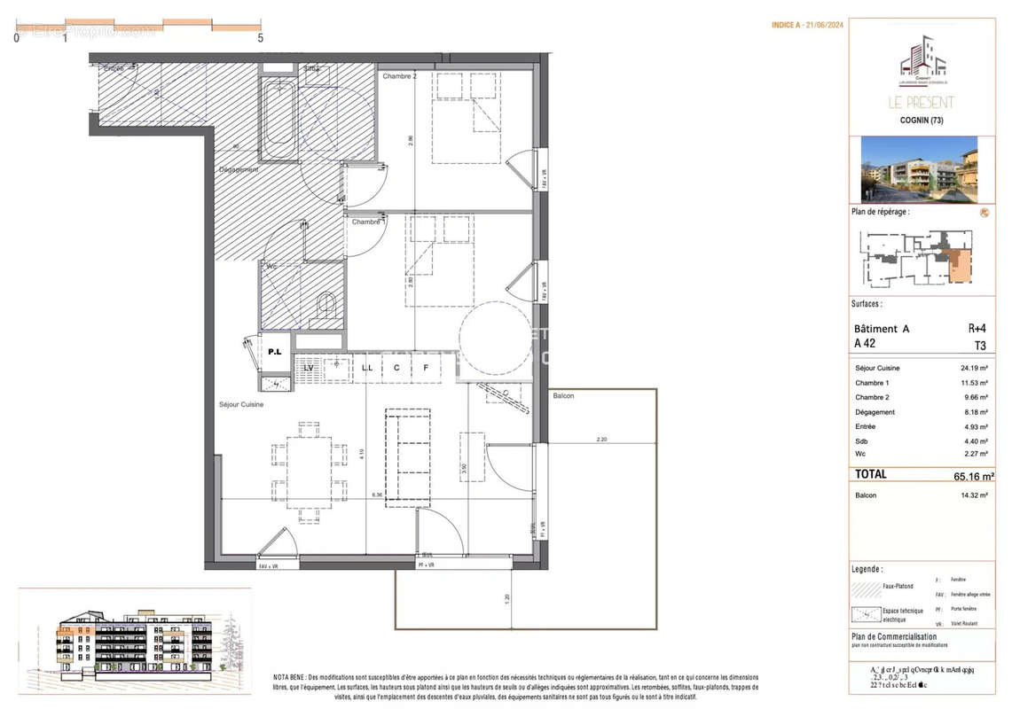 Appartement à COGNIN