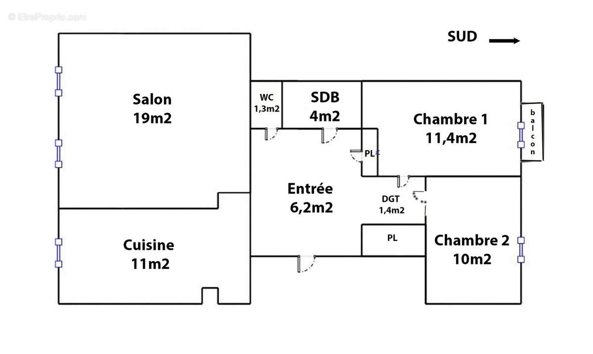 Appartement à MARSEILLE-8E